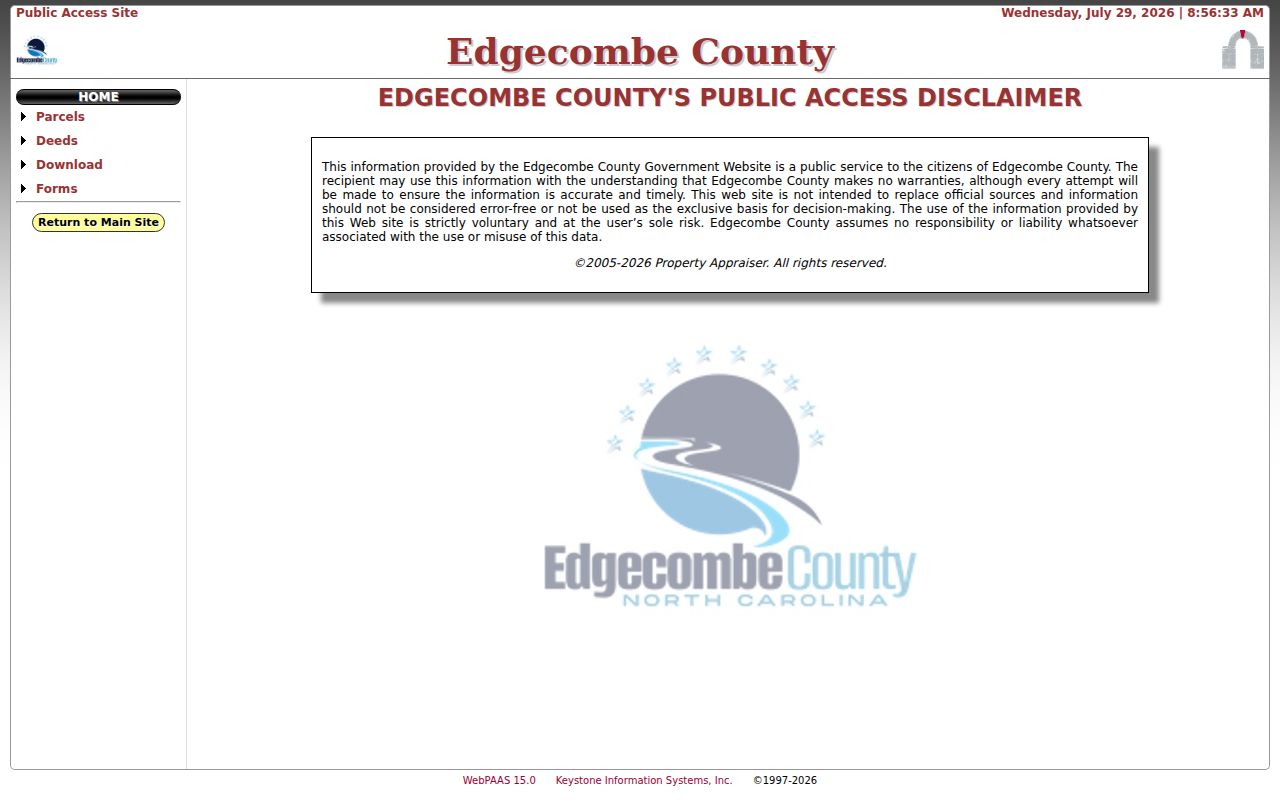 Rocky Mount public records owner and parcel access in Edgecombe County